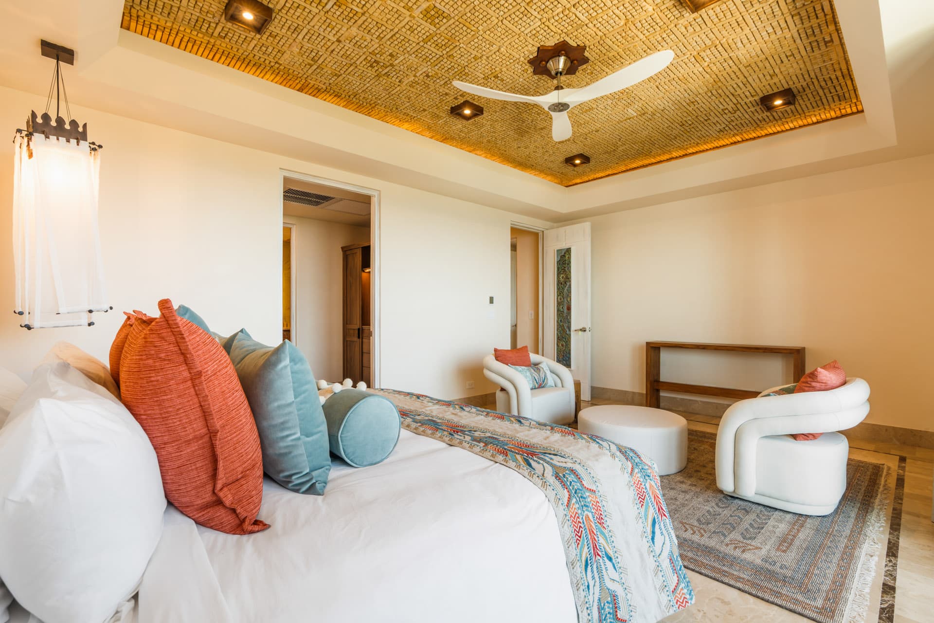 Top-Floor Suite — private terrace with panoramic bay views